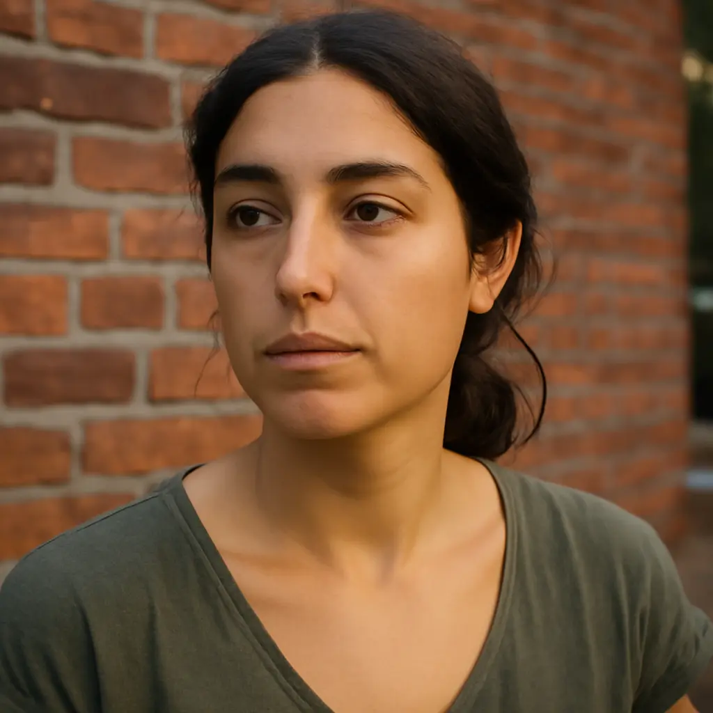 AI-generated fictional portrait