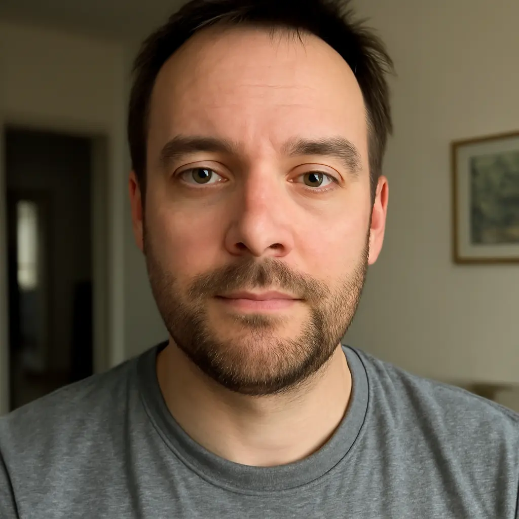 AI-generated fictional portrait